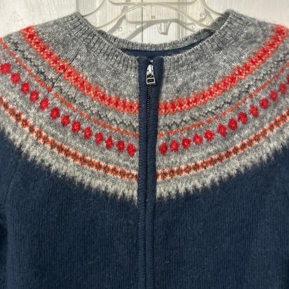 GAP fairisle design multicolor Knit Cardigan size M - Picture 2 of 13